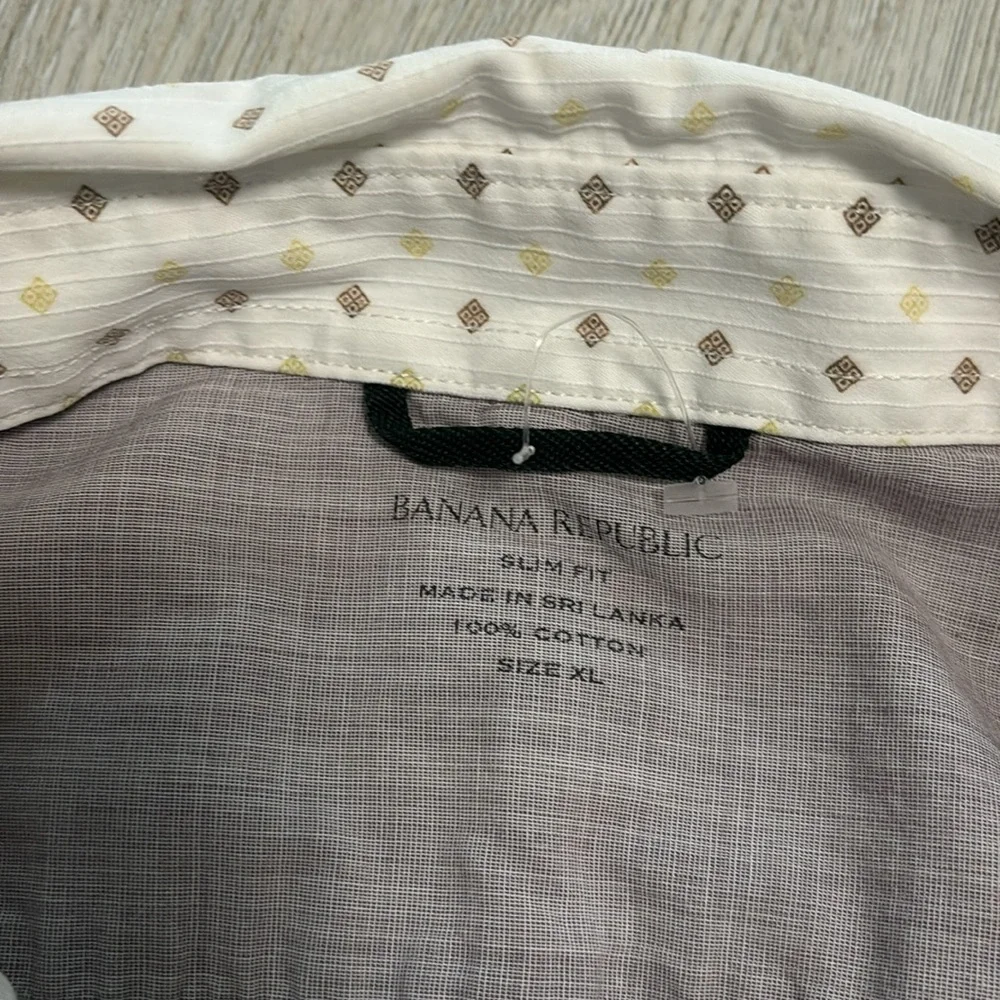 🔥BUNDLESALE Mens XL Banana Republic slim fit dress casual button down shirt